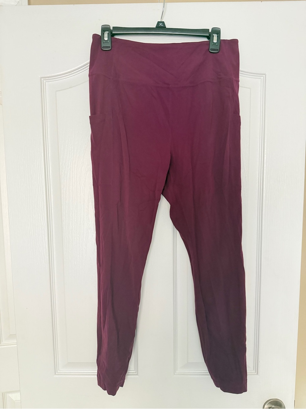 Roots Women's High-Waist Wine Leggings